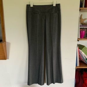 Wide leg, tight butt dress pants :)